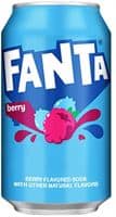 USA Fanta Berry / Heidel- & Himbeere Dose – 355ml – ohne Landessprache Sticker