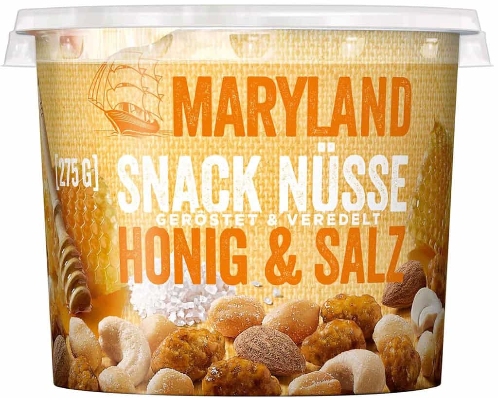 Maryland Snack Nüsse Honig & Salz – 275g