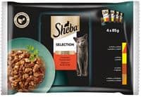 Sheba Selection in Sauce Herzhafte Komposition Beutel – 4x85g