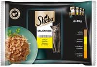 Sheba Delikatesse in Gelee Geflügel Variation Beutel – 4x85g