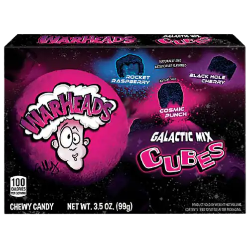Warheads Cubes Theater Box – 99g
