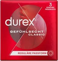 Durex Kondome Gefühlsecht Classic – 3 Stk.