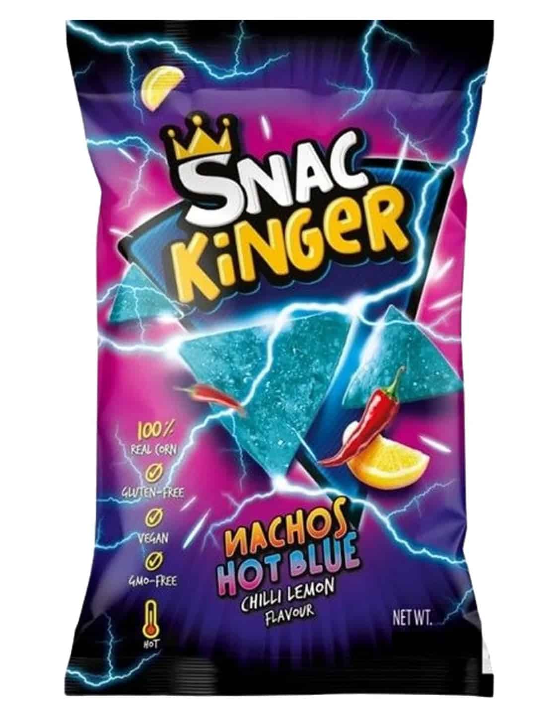 Snac Kinger Nachos Hot Blue – 95g