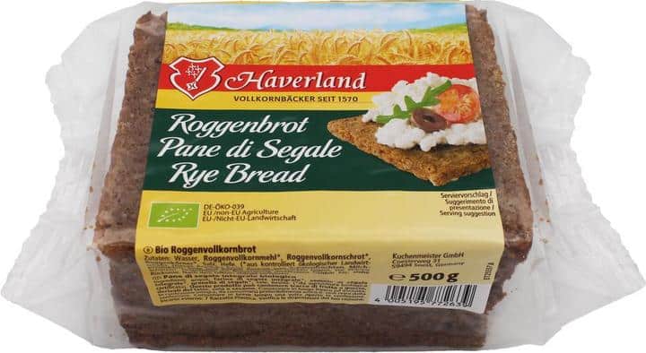 Haverland BIO Roggenvollkornbrot – 500g
