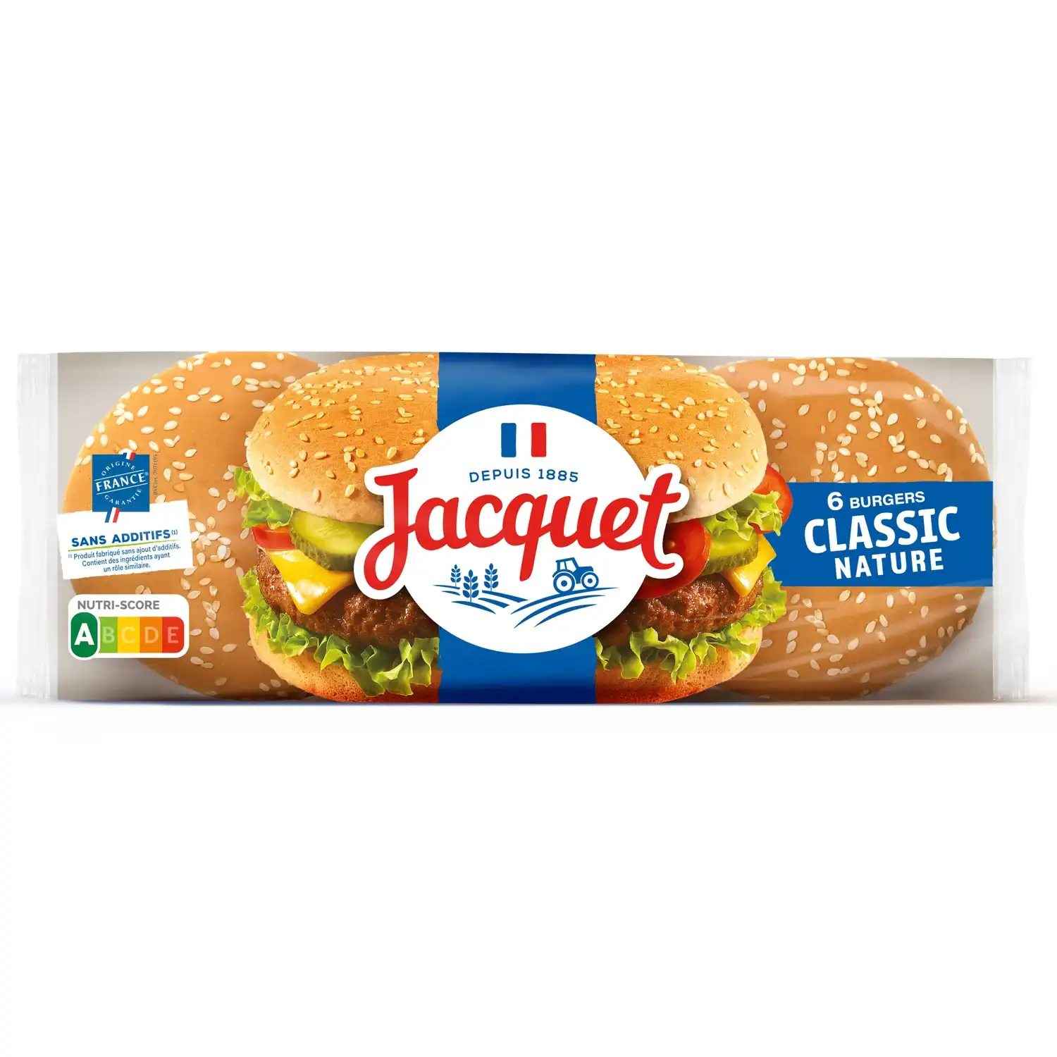 Jacquet Burger Buns geschnitten 6 Stk – 315g