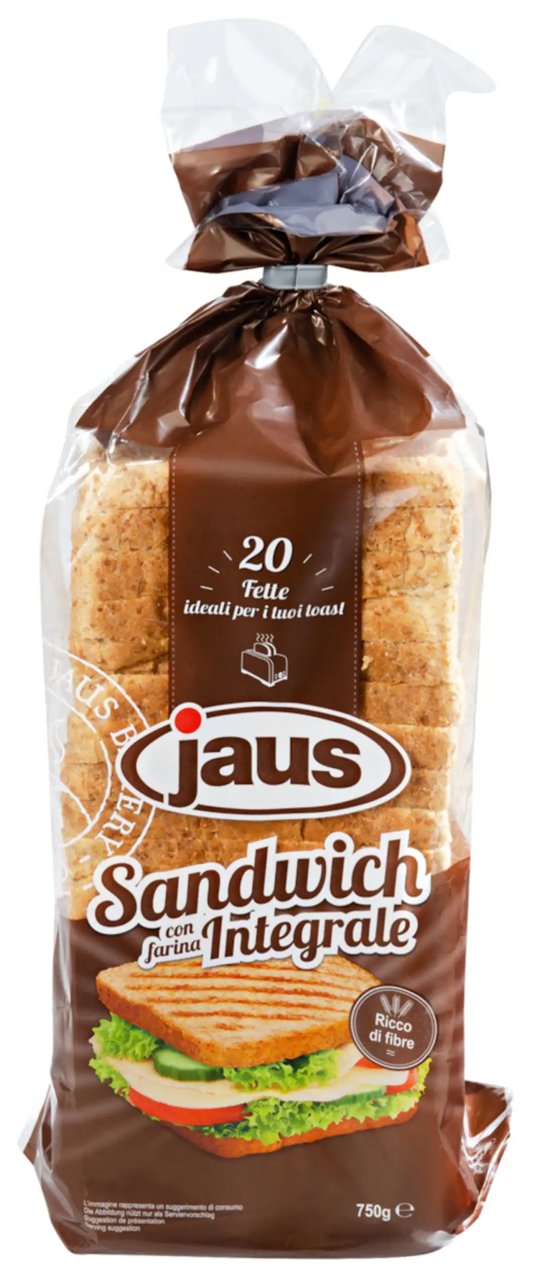 Jaus Vollkorn Sandwichtoast – 750g