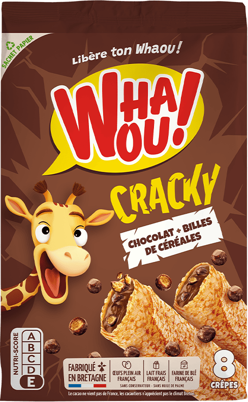 WHAOU! Crêpes mit Schokoladenfüllung 6 Stk – 192g