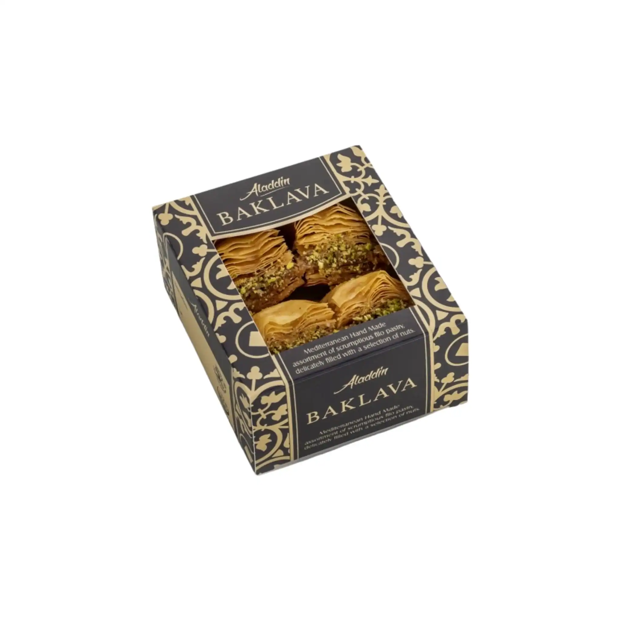 Aladdin Baklava Walnuss & Pistazien 4 Stück – 70g