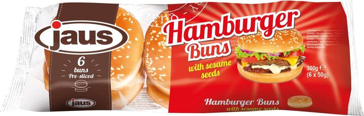 Jaus Buns mit Sesam geschnitten 6 Stk – 300g